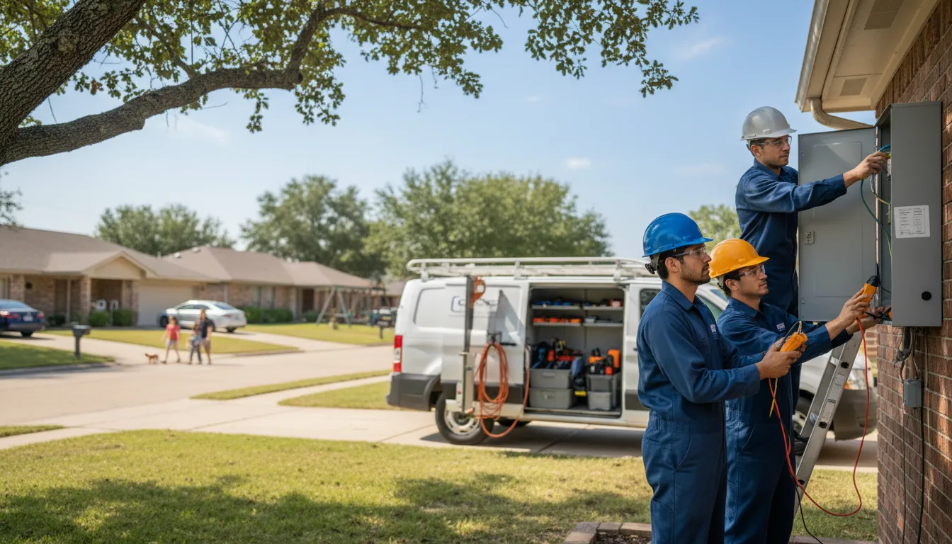 Certified electrician providing emergency electrical services in Dora, MO